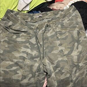 Maurices Camouflage Cargo Pants